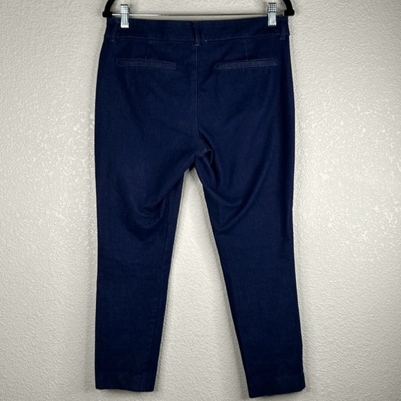 Old Navy Dark Wash Pixie Mid-Rise Straight Leg Pants Size 10 - Picture 2 of 6